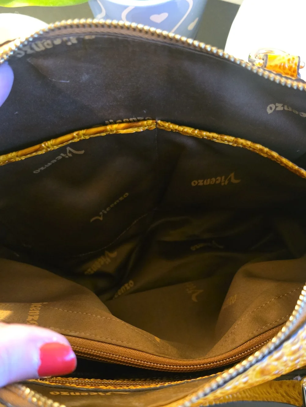 Vicenzo Leather Dome Satchel